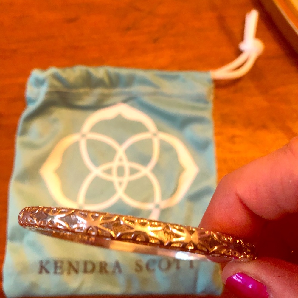 Kendra Scott silver 925 bangle bracelet